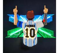 BRIKSMAX 2.0 Light Kit Compatible with Lego Editions Lionel Messi Celebration 43018 Building Sets - Original LED Lighting Kits (Accessories Only) for Display, Gifts & Collectors