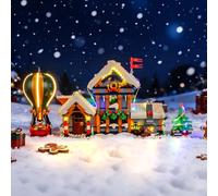 BRIKSMAX 2.0 Light Kit Compatible with Lego Icons Santa's Post Office 0 Building Sets- LED Lighting Kits (Accessories Only), Cable-Hiding Tech for Display, Gifts & Collectors