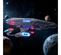 BRIKSMAX 2.0 Light Kit Compatible with Lego Icons U.S.S. Enterprise NCC-1701-D10356 Building Sets- Original LED Lighting Kits (Accessories Only),Cable-Hiding Tech for Display, Gifts & Collectors