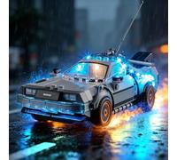 BRIKSMAX 2.0 Light Kit Compatible with Lego Speed Champions Time Machine from Back to The Future 77256 Building Sets- Original LED Lighting Kits (Accessories Only) for Display, Gifts & Collectors