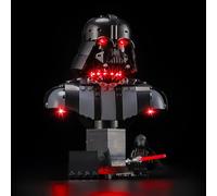 BRIKSMAX 2.0 Light Kit Compatible with Lego Star Wars Darth Vader Bust 75439 Building Sets - Original LED Lighting Kits (Accessories Only) for Display, Gifts & Collectors