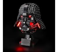 BRIKSMAX 2.0 Light Kit Compatible with Lego Star Wars Darth Vader Helmet 75304 Building Sets(Hand Wave Sensor Switch) - Original LED Lighting Kits (Accessories Only) for Display, Gifts & Collectors