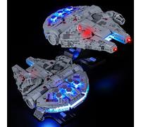BRIKSMAX 2.0 Light Kit Compatible with Lego Star Wars Millennium Falcon 75375 Building Sets - Original LED Lighting Kits (Accessories Only) for Display, Gifts & Collectors