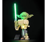 BRIKSMAX 2.0 Light Kit Compatible with Lego Star Wars Yoda Bust 75438 Building Sets - Original LED Lighting Kits (Accessories Only) for Display, Gifts & Collectors