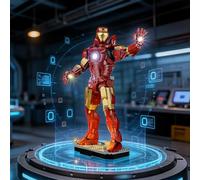 BRIKSMAX 2.0 Light Kit Compatible with Lego Super Heroes Marvel Iron Man Mark 3 Collectors' Edition 76344 Building Sets- Original LED Lighting Kits (Accessories Only) for Display, Gifts & Collectors