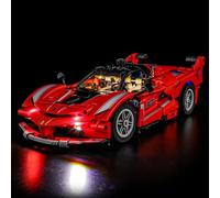 BRIKSMAX 2.0 Light Kit Compatible with Lego Technic Ferrari FXX K 42212 Building Sets- LED Lighting Kits (Accessories Only), Cable-Hiding Tech for Display, Gifts & Collectors