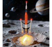 BRIKSMAX 2.0 Light Kit Compatible with Lego Technic NASA Artemis Space Launch System Rocket 42221 Building Sets- Original LED Lighting Kits (Accessories Only) for Display, Gifts & Collectors
