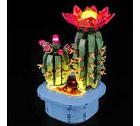 BRIKSMAX 2.0 Light Kit Compatible with Lego The Botanical Collection Flowering Cactus 11509 Building Sets- Original LED Lighting Kits (Accessories Only) for Display, Gifts & Collectors