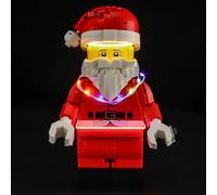 BRIKSMAX 2.0 Light Kit Compatible with Lego Up-Scaled Santa 40820 Building Sets- LED Lighting Kits (Accessories Only), Cable-Hiding Tech for Display, Gifts & Collectors