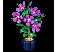 BRIKSMAX 2.0 Light Kit for Lego-Hibiscus -Innovative Led Lighting Compatible with Lego The Botanical Collection 10372 - Not Included Model Set
