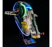 BRIKSMAX 2.0 Light Kit for Lego-Jango Fett's Firespray-Class Starship -Innovative Led Lighting Compatible with Lego Star Wars 75409 - Not Included Model Set