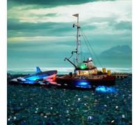 BRIKSMAX 2.0 Light Kit for Lego Jaws -Innovative Led Lighting Compatible with Lego Ideas 21350 - Not Included Lego Set