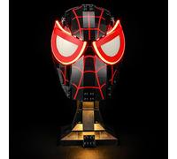 BRIKSMAX 2.0 Light Kit for Lego-Miles Morales' Mask -Innovative Led Lighting Compatible with Lego Marvel 76329 - Not Included Model Set