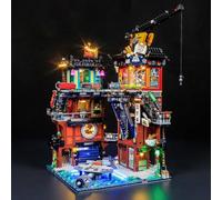 BRIKSMAX 2.0 Light Kit for Lego NINJAGO City Workshops -Innovative Led Lighting Compatible with Lego Disney 71837 - Not Included Lego Set