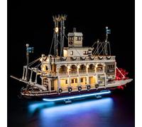 BRIKSMAX 2.0 Light Kit for Lego-River Steamboat -Innovative Led Lighting Compatible with Lego Ideas 21356 - Not Included Model Set