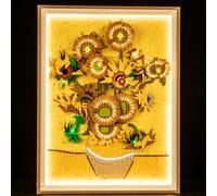 BRIKSMAX 2.0 Light Kit for Lego Vincent Van Gogh - Sunflowers -Innovative Led Lighting Compatible with Lego Art 31215 - Not Included Lego Set