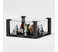 BRIKSMAX 40 Compartment Lego Minifigure Display Case, Dustproof Design, Compatible with Star Wars Series, Suitable for Home, Playroom Storage & Decoration, Ideal for Collectors (1 Pack, 40 Figures)