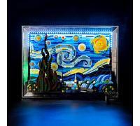 BRIKSMAX Led Lighting Kit for LEGO-21333 Vincent van Gogh - The Starry Night - Compatible with Lego Ideas Building Blocks Model- Not Include the Lego Set(Remote-Control Version)
