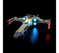 BRIKSMAX Led Lighting Kit for LEGO-75301 Luke Skywalker's X-Wing Fighter - Compatible with Lego Star wars Building Blocks Model- Not Include Lego Set