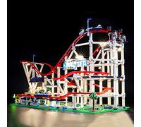 BRIKSMAX Led Lighting Kit for LEGO Roller Coaster- Compatible with Lego 10261 Building Blocks Model- Not Include The Lego Set