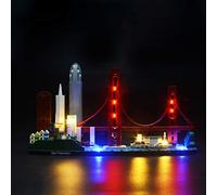 BRIKSMAX Led Lighting Kit for San Francisco-Compatible with Lego 21043 Building Blocks Model- Not Include the Lego Set