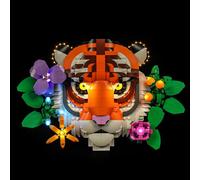 BRIKSMAX Light for Lego The Fauna Collection, Tiger 31217, Compatible with Art Building Blocks Model, Without Lego Set