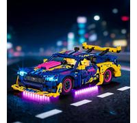 BRIKSMAX Light Kit Compatible with LEGO Custom Garage Ford Mustang GT Car | Technic 42236 - Movie-inspired lighting - Immersive display experience - Perfect for fans and collectors - Model not included
