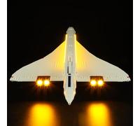 BRIKSMAX Light Kit Compatible with LEGO Icons Concorde 10318, NO LEGO