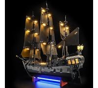 BRIKSMAX Light Kit Designed for LEGO Captain Jack Sparrow's Pirate Ship | Icons 10365 - Warm lighting showcases every detail - Elegant home décor - Premium display piece - Model not included