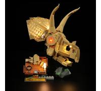 BRIKSMAX Light Kit for Lego Jurassic World 76969 Triceratops Skull Building Set - Innovative LED Lighting, Easy Assembly, Flexible DIY - Ages 14+