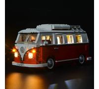 BRIKSMAX Volkswagen T1 Camper Van Led Lighting Kit- Compatible with Lego 10220 Building Blocks Model- Not Include the Lego Set