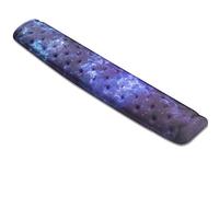 BRILA Keyboard Wrist Rest Support Cushion Pad for Computer, Laptop, Office Work, PC Gaming - Memory Foam Gel with Massage Holes Design - Non-Slip Easy Typing Wrist Pain Relief (Nebula)
