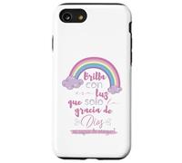 Brilla con esa luz que solo la gracia de Dios es capaz Case for iPhone SE (2020) / 7 / 8