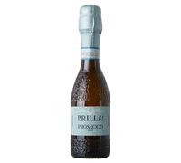 BRILLA Prosecco DOC BRILLINO! - Lively and Fruity, Small Format, Box of 24 Bottles x 200 ml, 11% Vol - 4800 ml