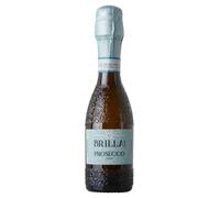 BRILLA PROSECCO DOC EXTRA DRY Sparkling Wine - Fresh and Fruity Sparkling Wine - Gift or Party Favor Idea - 11% vol - Mini Bottle 200 ml
