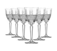 Brillante Wine Glasses - 230ml - Pack of 6 RCR Crystal Clear 6 Pack