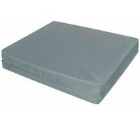 Brillars Chair Seat Pad 5cm Thick Garden Rattan Furniture Cushions Replacement Water Resistant With Removable Fabric Zipper Cover Outdoor Indoor Foam Filled Cushion (Grey, 45 x 45cm/18" x 18")