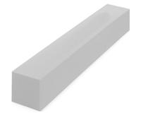 Brillars High Density Foam Bed Gap Filler for Mattress & Headboard - Sofa Bed Extender, Rectangle Bolster Support Pillow, Armrest Cushion - Firm Foam Only (White, 200x15x15cm)
