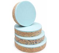 Brillars Ultra Firm Upholstery Foam - Recon Round Shape High Density 2.5" Inch Thick Bonded Layer Super Extra Firm Replacement for Cushion - Seat, Bar Seats & Pads (Round, 27" x 27")