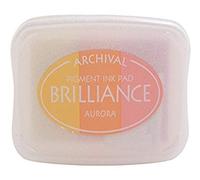 Brilliance 3 Colour Ink Pads Tsukineko Brilliance Pad, Aurora