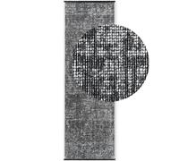 Brilliance Short Pile Prisma Grey Rug - 80X250 cm