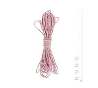 BRILLIANCE4U Tent Pole Shock Cord 1/8 inch 60ft, Elastic Bungee Cord, Replacement Shock Cord for Tent Poles, Tent Pole Repair Kit, Elastic Cord with Lead Wire and Washers