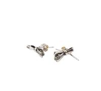 Brilliant Bow Stud Earrings - female - Pandora - Earrings - Gray - ONE SIZE - Accessories ONE SIZE