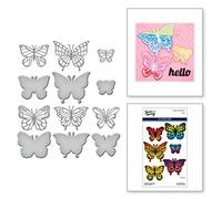 Brilliant Butterflies Etched Dies from the Metamorphosis Collection by Simon Hurley