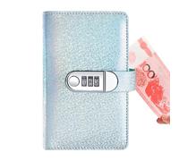 Brilliant Combination Cash Deposit Book with 100 Envelopes - Money Saving Wallet for Budget Challenges | Fashionable Wallet Code Lock, Finance Management