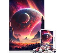 Brilliant Cosmos Sunset Jigsaws for Adults1000 Pieces Gifts for Women Men Difficult Challenge Home Decoration Toys for Age 14+ Game (38x26cm)