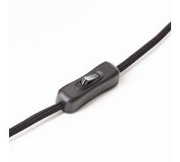 Brilliant Daeny table lamp with a glass lampshade, beige