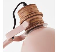 Brilliant Erena floor lamp, swivelling head, light pink