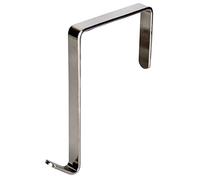 Brilliant Feet ODH45-8mm-4 - Tough Over Door Hook - Use with Doors up to 45mm Thick - for Shoe Organisers and Handbag Organisers - 8x1mm Cross Section - Chromed Steel - Pack of 4