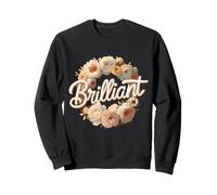 Brilliant Floral Peony Rose Wreath Aesthetic Sweatshirt